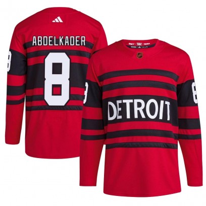 Youth Authentic Detroit Red Wings Justin Abdelkader Adidas Reverse Retro 2.0 Jersey - Red