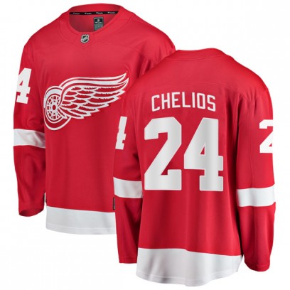 Men's Breakaway Detroit Red Wings Chris Chelios Fanatics Branded Home Jersey - Red