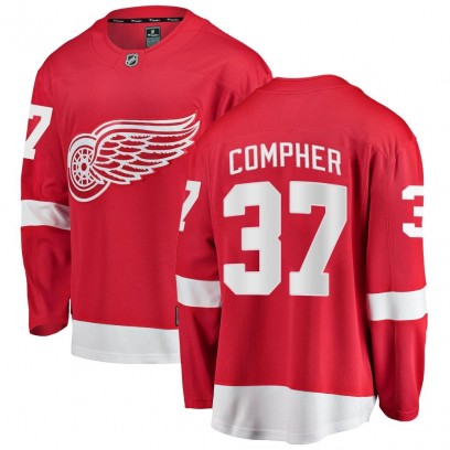 Men's Breakaway Detroit Red Wings J.T. Compher Fanatics Branded Home Jersey - Red