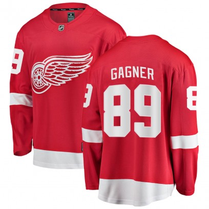 Men's Breakaway Detroit Red Wings Sam Gagner Fanatics Branded ized Home Jersey - Red