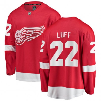 Men's Breakaway Detroit Red Wings Matt Luff Fanatics Branded Home Jersey - Red