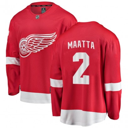 Men's Breakaway Detroit Red Wings Olli Maatta Fanatics Branded Home Jersey - Red