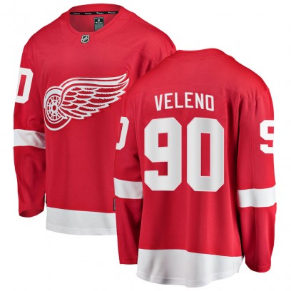 Men's Breakaway Detroit Red Wings Joe Veleno Fanatics Branded Home Jersey - Red