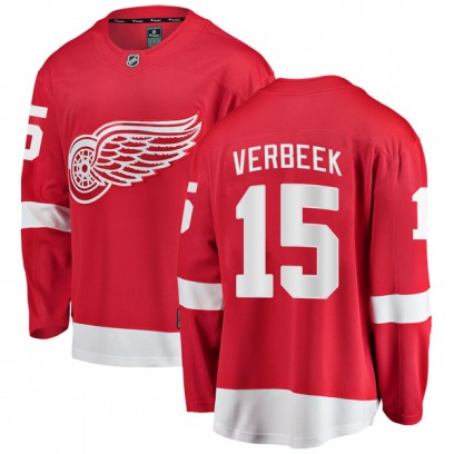 Men's Breakaway Detroit Red Wings Pat Verbeek Fanatics Branded Home Jersey - Red