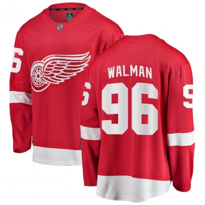 Men's Breakaway Detroit Red Wings Jake Walman Fanatics Branded Home Jersey - Red