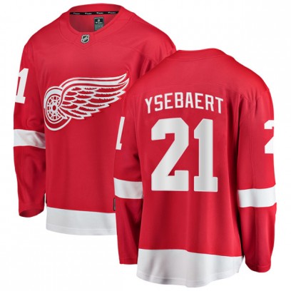Men's Breakaway Detroit Red Wings Paul Ysebaert Fanatics Branded Home Jersey - Red