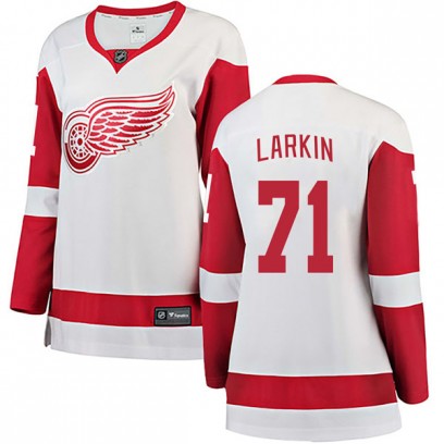 Women's Breakaway Detroit Red Wings Dylan Larkin Fanatics Branded Away Jersey - White