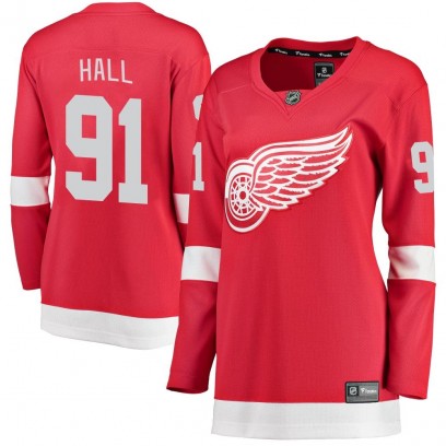 Women's Breakaway Detroit Red Wings Curtis Hall Fanatics Branded Home Jersey - Red