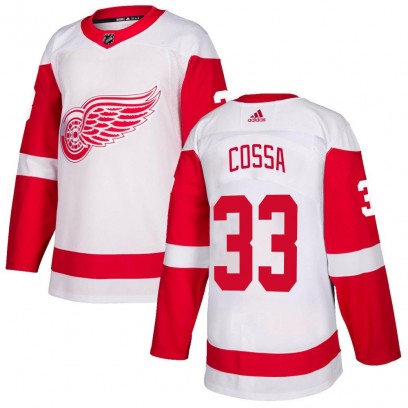 Youth Authentic Detroit Red Wings Sebastian Cossa Adidas Jersey - White