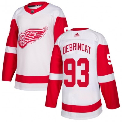 Youth Authentic Detroit Red Wings Alex DeBrincat Adidas Jersey - White