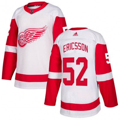 Youth Authentic Detroit Red Wings Jonathan Ericsson Adidas Jersey - White