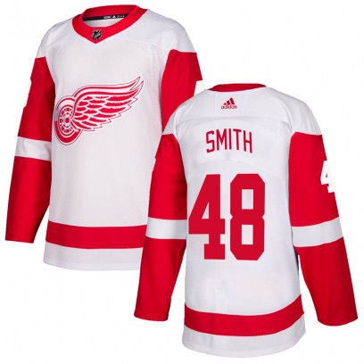 Youth Authentic Detroit Red Wings Givani Smith Adidas Jersey - White