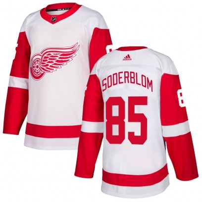 Youth Authentic Detroit Red Wings Elmer Soderblom Adidas Jersey - White