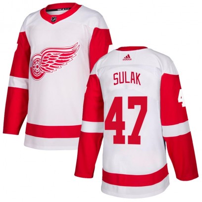 Youth Authentic Detroit Red Wings Libor Sulak Adidas Jersey - White