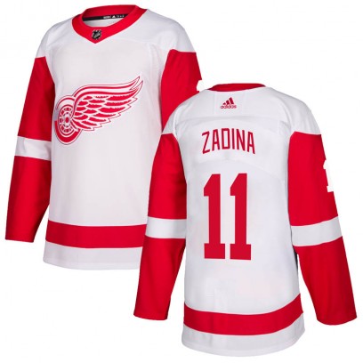 Youth Authentic Detroit Red Wings Filip Zadina Adidas Jersey - White