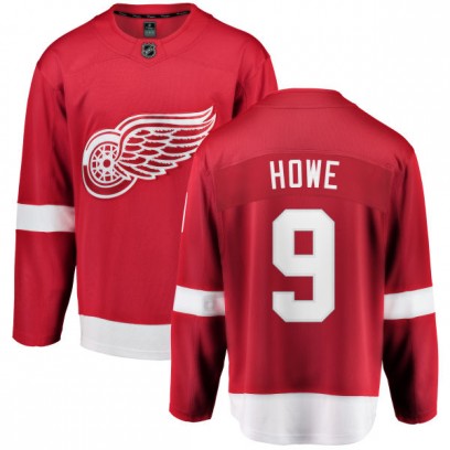 Men's Breakaway Detroit Red Wings Gordie Howe Fanatics Branded Home Jersey - Red