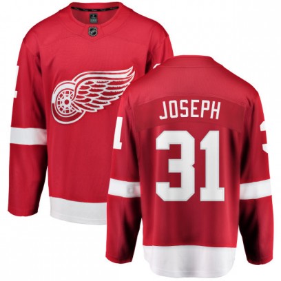 Youth Breakaway Detroit Red Wings Curtis Joseph Fanatics Branded Home Jersey - Red