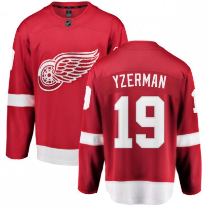 Youth Breakaway Detroit Red Wings Steve Yzerman Fanatics Branded Home Jersey - Red