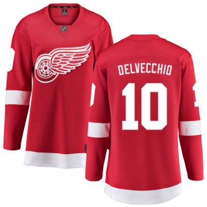 Women's Breakaway Detroit Red Wings Alex Delvecchio Fanatics Branded Home Jersey - Red