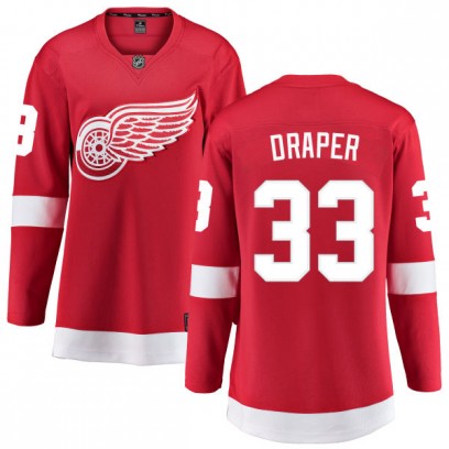 Women's Breakaway Detroit Red Wings Kris Draper Fanatics Branded Home Jersey - Red