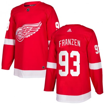 Youth Authentic Detroit Red Wings Johan Franzen Adidas Home Jersey - Red