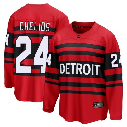 Youth Breakaway Detroit Red Wings Chris Chelios Fanatics Branded Special Edition 2.0 Jersey - Red