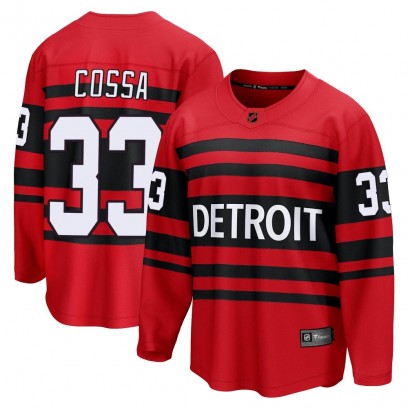 Youth Breakaway Detroit Red Wings Sebastian Cossa Fanatics Branded Special Edition 2.0 Jersey - Red