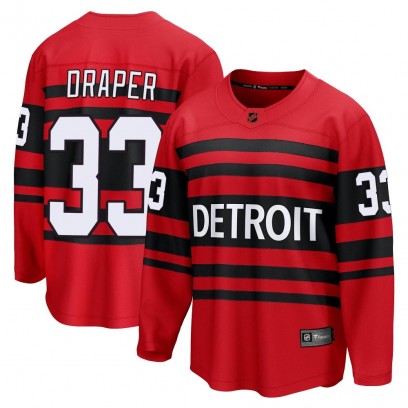 Youth Breakaway Detroit Red Wings Kris Draper Fanatics Branded Special Edition 2.0 Jersey - Red
