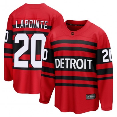 Youth Breakaway Detroit Red Wings Martin Lapointe Fanatics Branded Special Edition 2.0 Jersey - Red