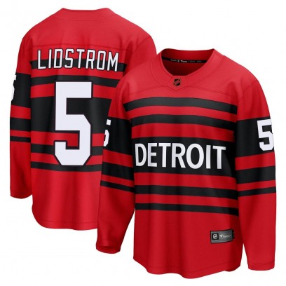 Youth Breakaway Detroit Red Wings Nicklas Lidstrom Fanatics Branded Special Edition 2.0 Jersey - Red