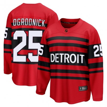 Youth Breakaway Detroit Red Wings John Ogrodnick Fanatics Branded Special Edition 2.0 Jersey - Red