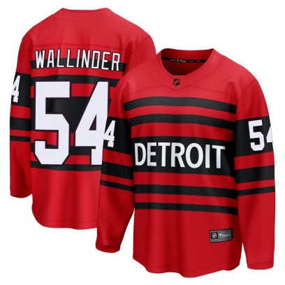 Youth Breakaway Detroit Red Wings William Wallinder Fanatics Branded Special Edition 2.0 Jersey - Red