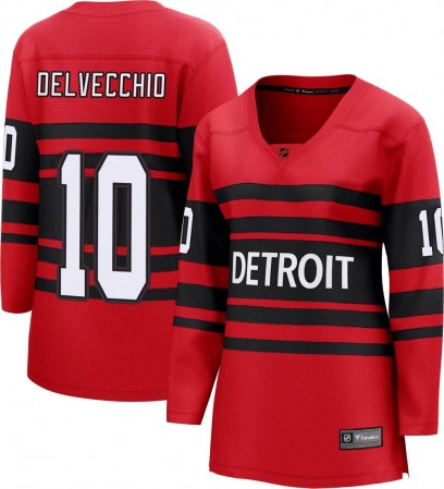 Women's Breakaway Detroit Red Wings Alex Delvecchio Fanatics Branded Special Edition 2.0 Jersey - Red
