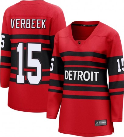 Women's Breakaway Detroit Red Wings Pat Verbeek Fanatics Branded Special Edition 2.0 Jersey - Red