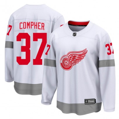 Youth Breakaway Detroit Red Wings J.T. Compher Fanatics Branded 2020/21 Special Edition Jersey - White