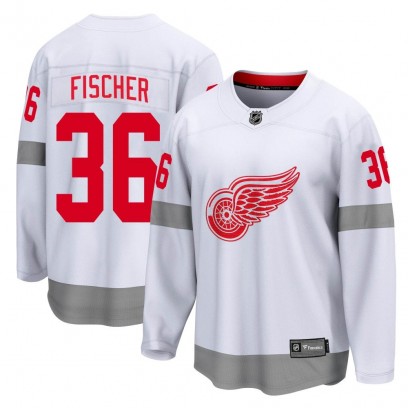 Youth Breakaway Detroit Red Wings Christian Fischer Fanatics Branded 2020/21 Special Edition Jersey - White