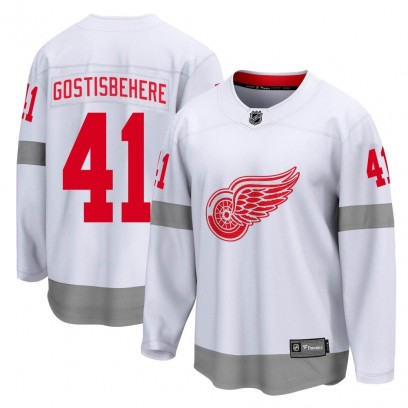 Youth Breakaway Detroit Red Wings Shayne Gostisbehere Fanatics Branded 2020/21 Special Edition Jersey - White