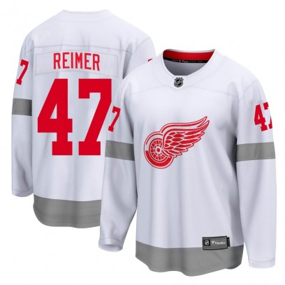 Youth Breakaway Detroit Red Wings James Reimer Fanatics Branded 2020/21 Special Edition Jersey - White