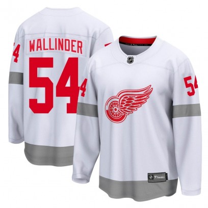 Youth Breakaway Detroit Red Wings William Wallinder Fanatics Branded 2020/21 Special Edition Jersey - White