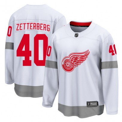 Youth Breakaway Detroit Red Wings Henrik Zetterberg Fanatics Branded 2020/21 Special Edition Jersey - White