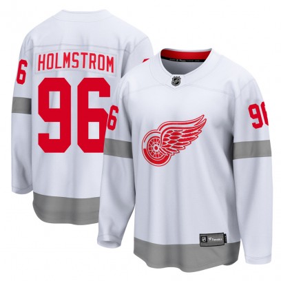 Men's Breakaway Detroit Red Wings Tomas Holmstrom Fanatics Branded 2020/21 Special Edition Jersey - White