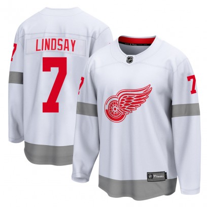Men's Breakaway Detroit Red Wings Ted Lindsay Fanatics Branded 2020/21 Special Edition Jersey - White