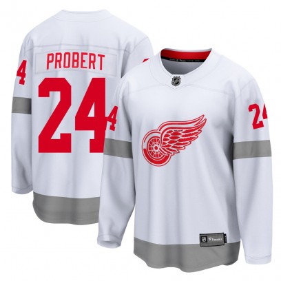 Men's Breakaway Detroit Red Wings Bob Probert Fanatics Branded 2020/21 Special Edition Jersey - White