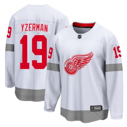 Men's Breakaway Detroit Red Wings Steve Yzerman Fanatics Branded 2020/21 Special Edition Jersey - White