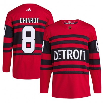 Men's Authentic Detroit Red Wings Ben Chiarot Adidas Reverse Retro 2.0 Jersey - Red