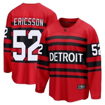 Men's Breakaway Detroit Red Wings Jonathan Ericsson Fanatics Branded Special Edition 2.0 Jersey - Red