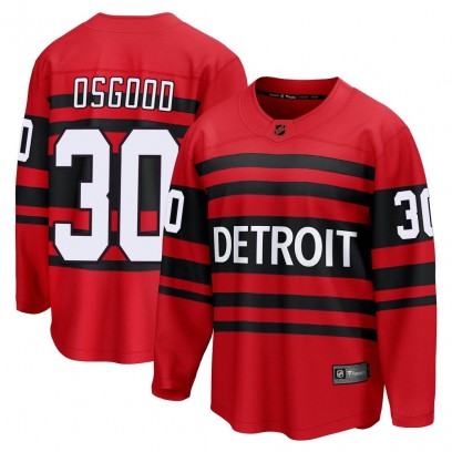Men's Breakaway Detroit Red Wings Chris Osgood Fanatics Branded Special Edition 2.0 Jersey - Red