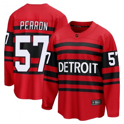 Men's Breakaway Detroit Red Wings David Perron Fanatics Branded Special Edition 2.0 Jersey - Red