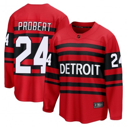 Men's Breakaway Detroit Red Wings Bob Probert Fanatics Branded Special Edition 2.0 Jersey - Red