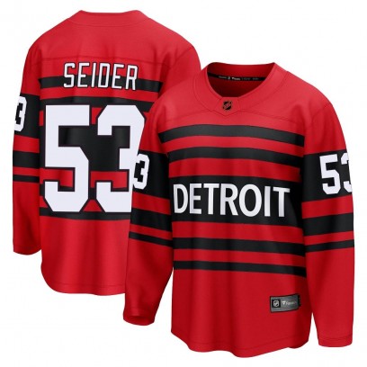 Men's Breakaway Detroit Red Wings Moritz Seider Fanatics Branded Special Edition 2.0 Jersey - Red